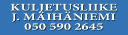 Kuljetusliike J. Mäihäniemi logo